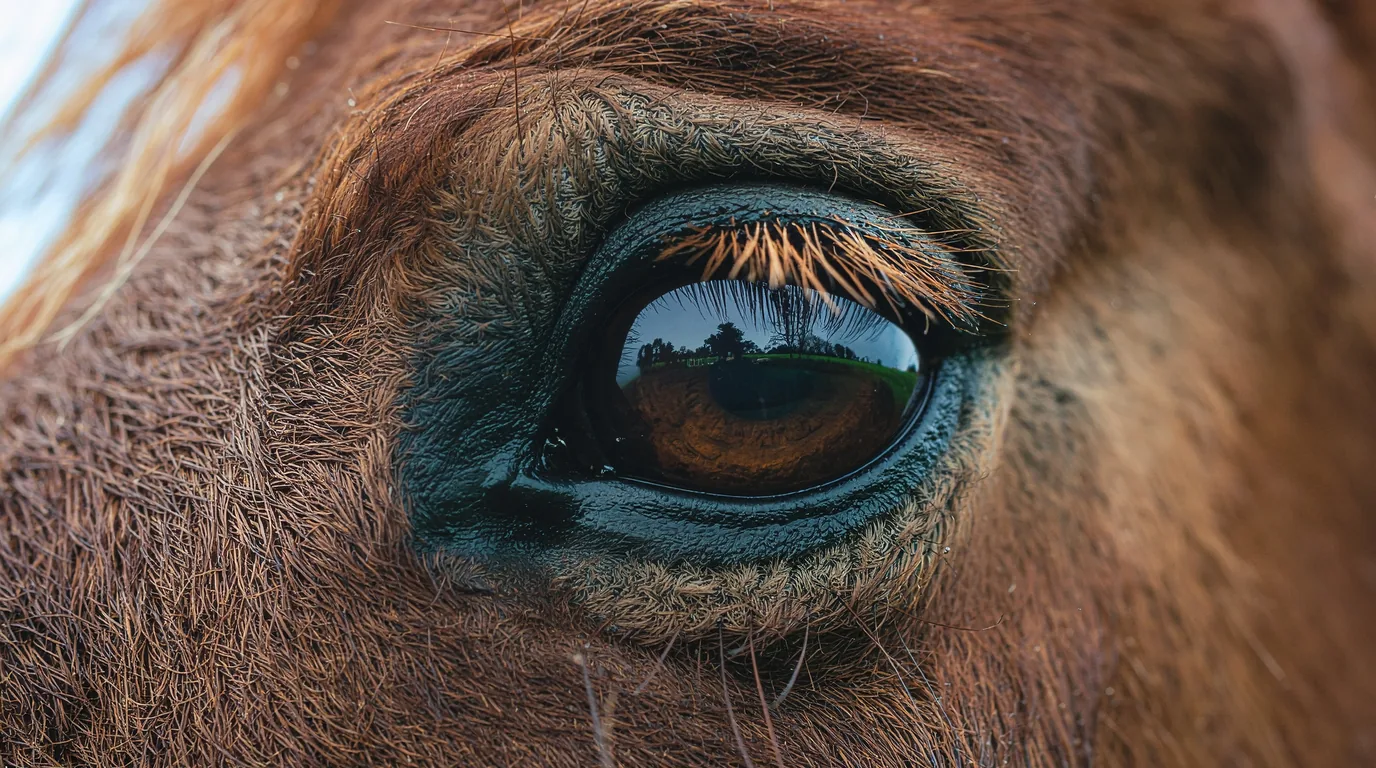 Un regard de cheval au Domaine Des Garennes, Nadaillac